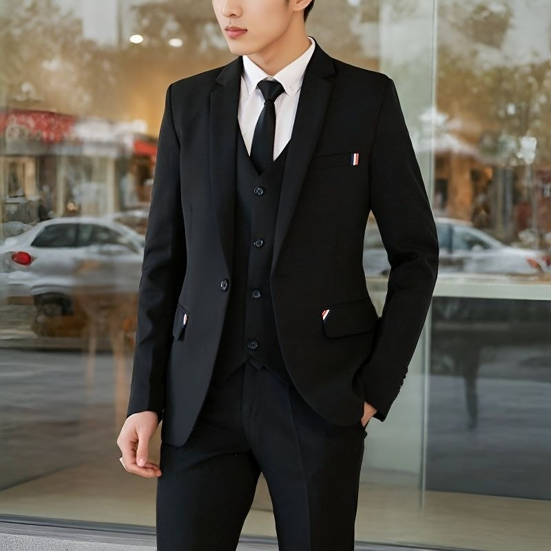 Korean Men Formal Wear - Men's 2 Piece Slim Fit Suit