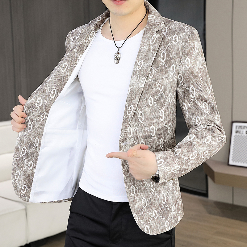 Korean Men Formal Wear - 2026 Blazer Autumn/Winter Men's Fashion Outdoor