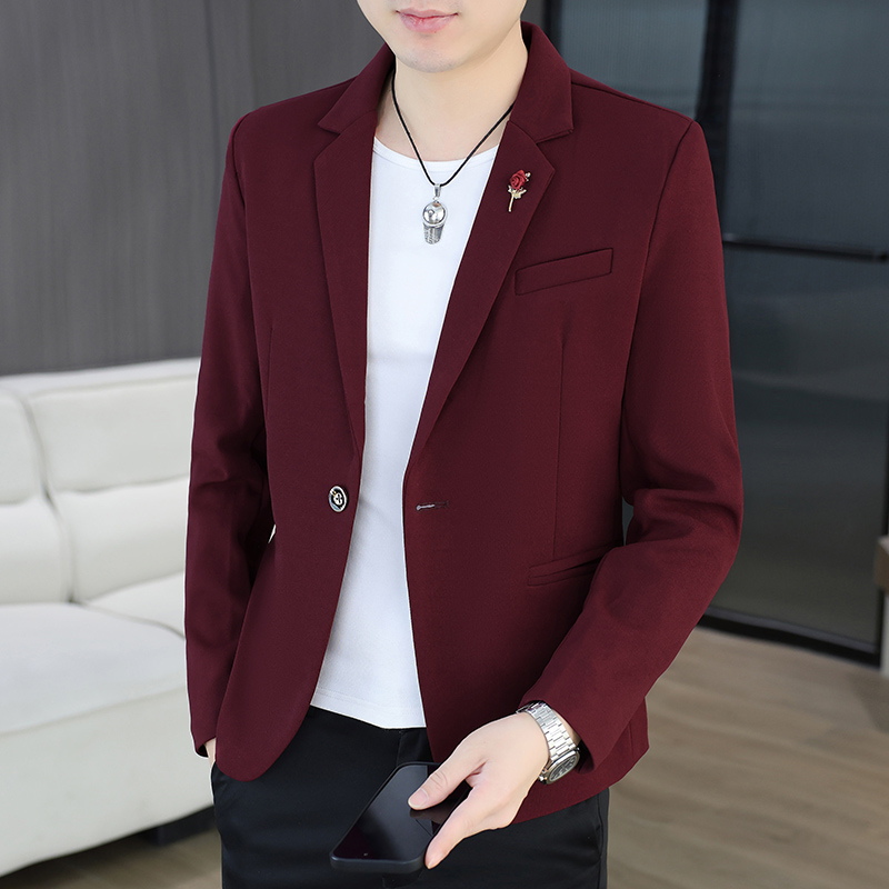 Korean Men Formal Wear - Blazer Outdoor Men's Cycling Fashion Business