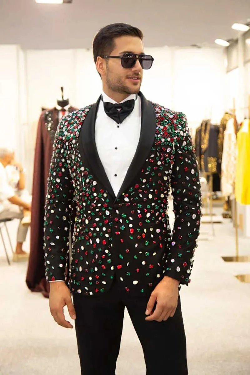 Men'S Formal Wear Jewelry - Diamond Jewelry Men Wedding Tuxedo 2