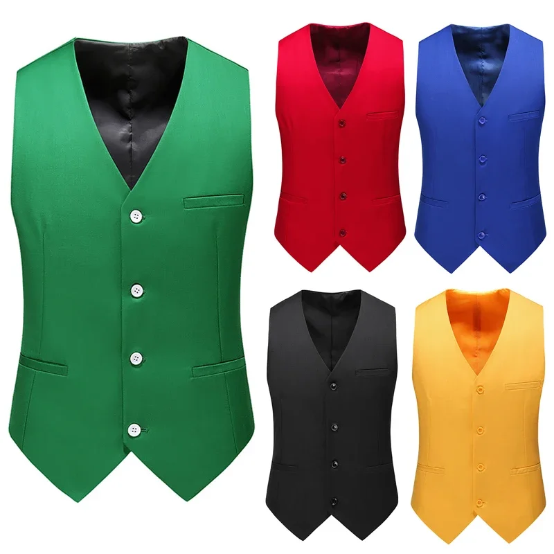 Men Formal Wear Vest - 17 Colors Boutique Fashion Casual Solid