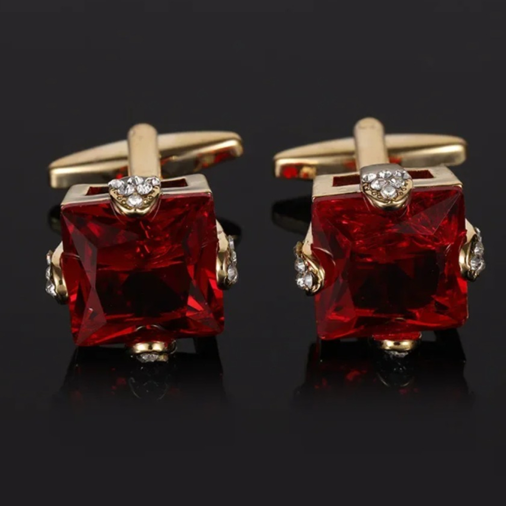 Men'S Formal Wear Jewelry - New Men's Luxury Rhinestone Cufflinks Wedding