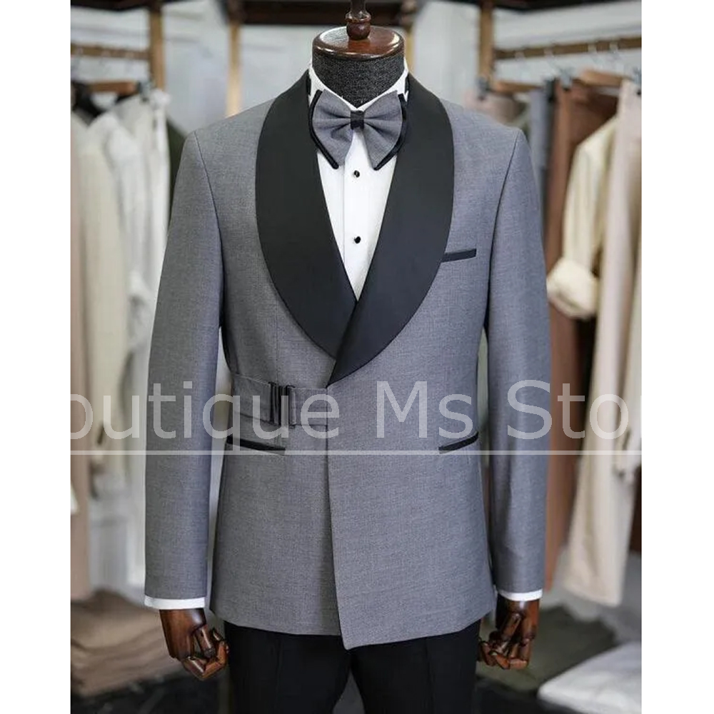 Men'S Formal Dinner Wear - Chic Men Suit Fashion Shawl Lapel