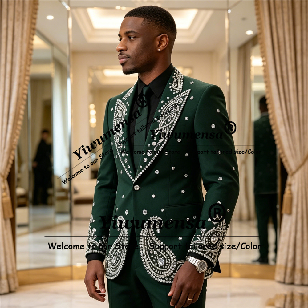 Sparkly Jewelry Stones Ornamen - Men'S Formal Wear Jewelry review and price