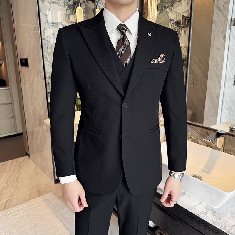 White Mens Suits 3 Pieces Slim - Men'S Formal Dinner Wear review and price