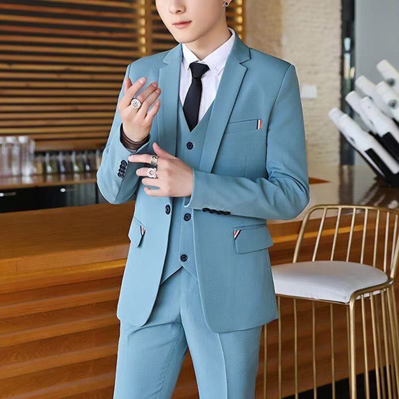 Men's 2 Piece Slim Fit Suit Ko - Korean Men Formal Wear review and price