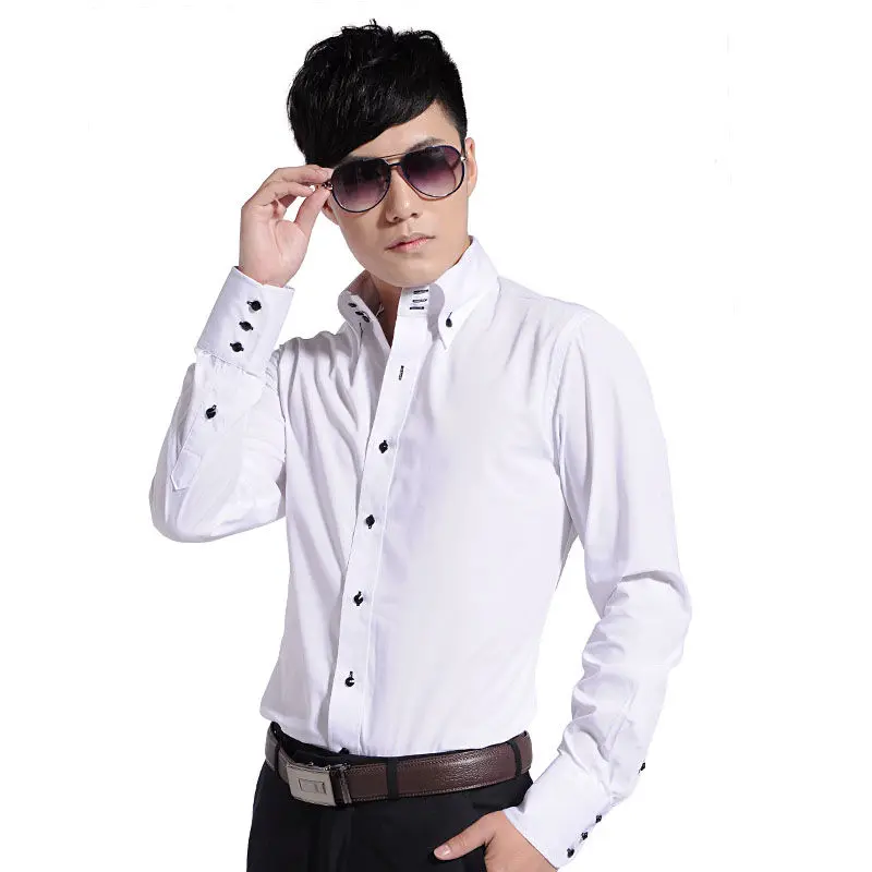 Dress Shirt for Men Button-dow - Korean Men Formal Wear review and price