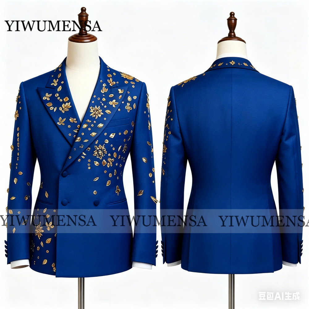 Brilliant Royal Blue Suits Men - Men'S Formal Wear Jewelry review and price
