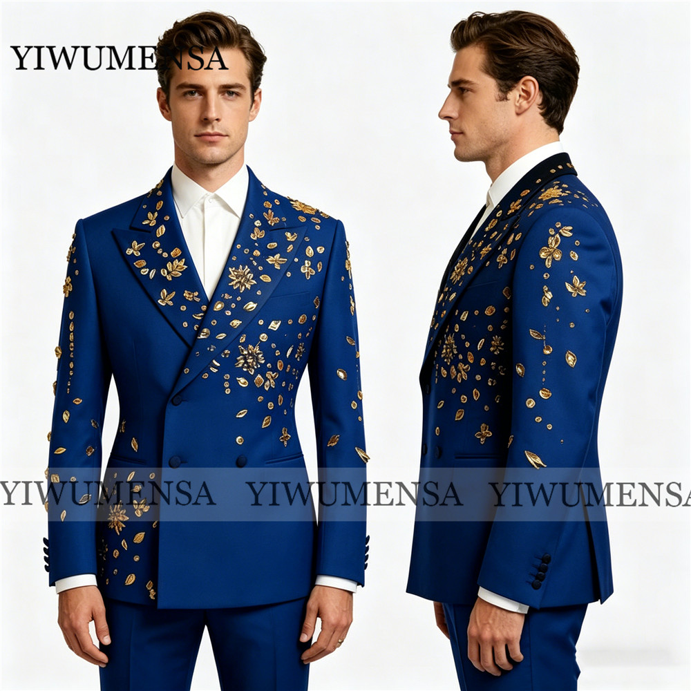 Brilliant Royal Blue Suits Men - Men'S Formal Wear Jewelry review and price