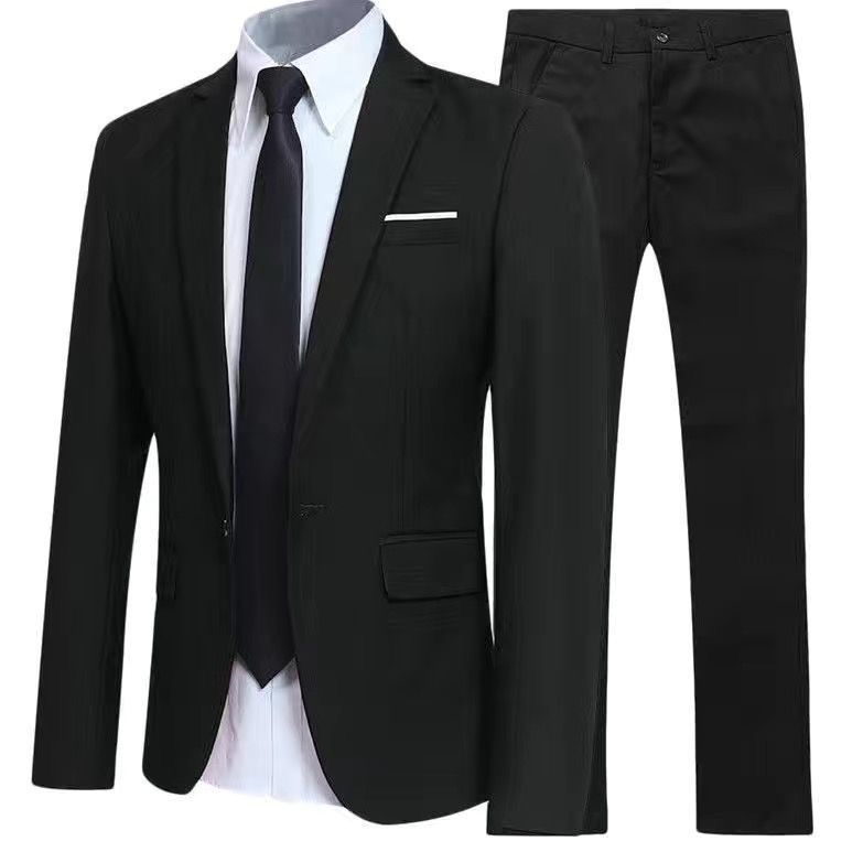 Men's Tee-Piece Suit Slim Fit  - Korean Men Formal Wear review and price