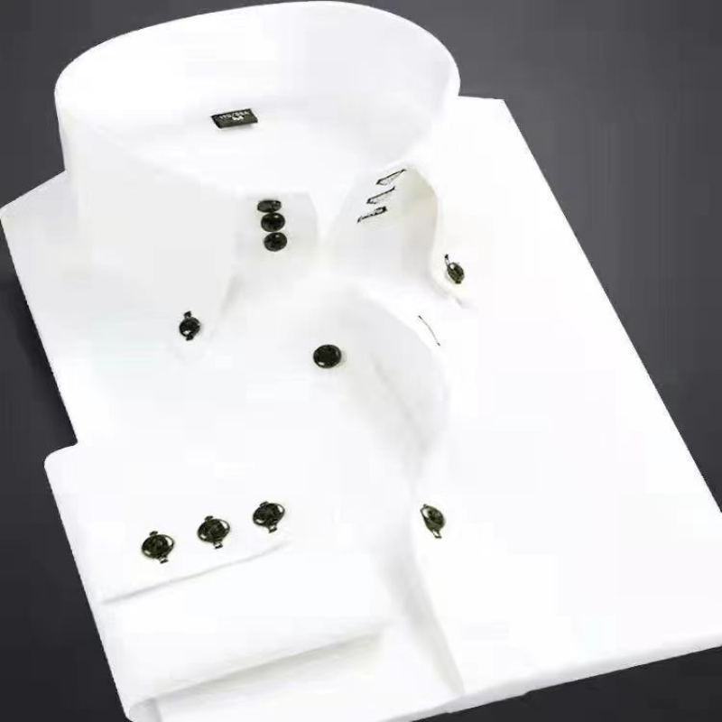 Men Designer Dress Shirt Butto - Korean Men Formal Wear review and price