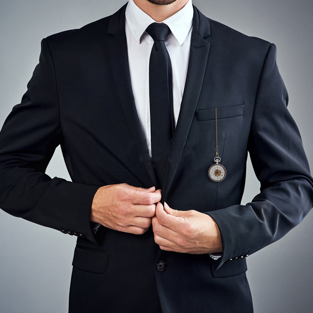2Pcs High Quality Metal Pocket - Men'S Formal Wear Watches review and price