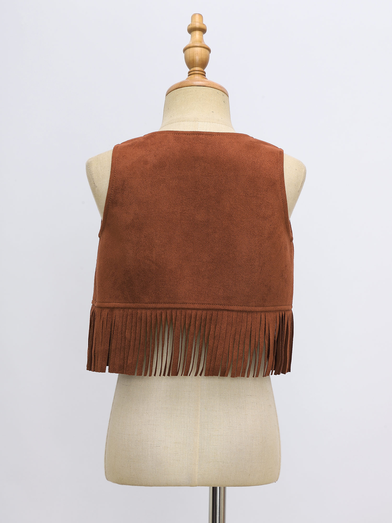 Boys Girls Cowboy Suede Vest O - Men Formal Wear Vest review and price