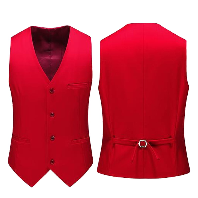 19 Colors Men Vest Solid Color - Men Formal Wear Vest review and price