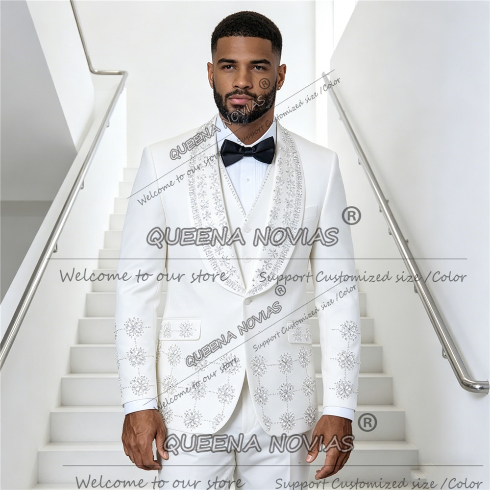 Exclusive White Men's Suit For - Men'S Formal Wear Jewelry review and price