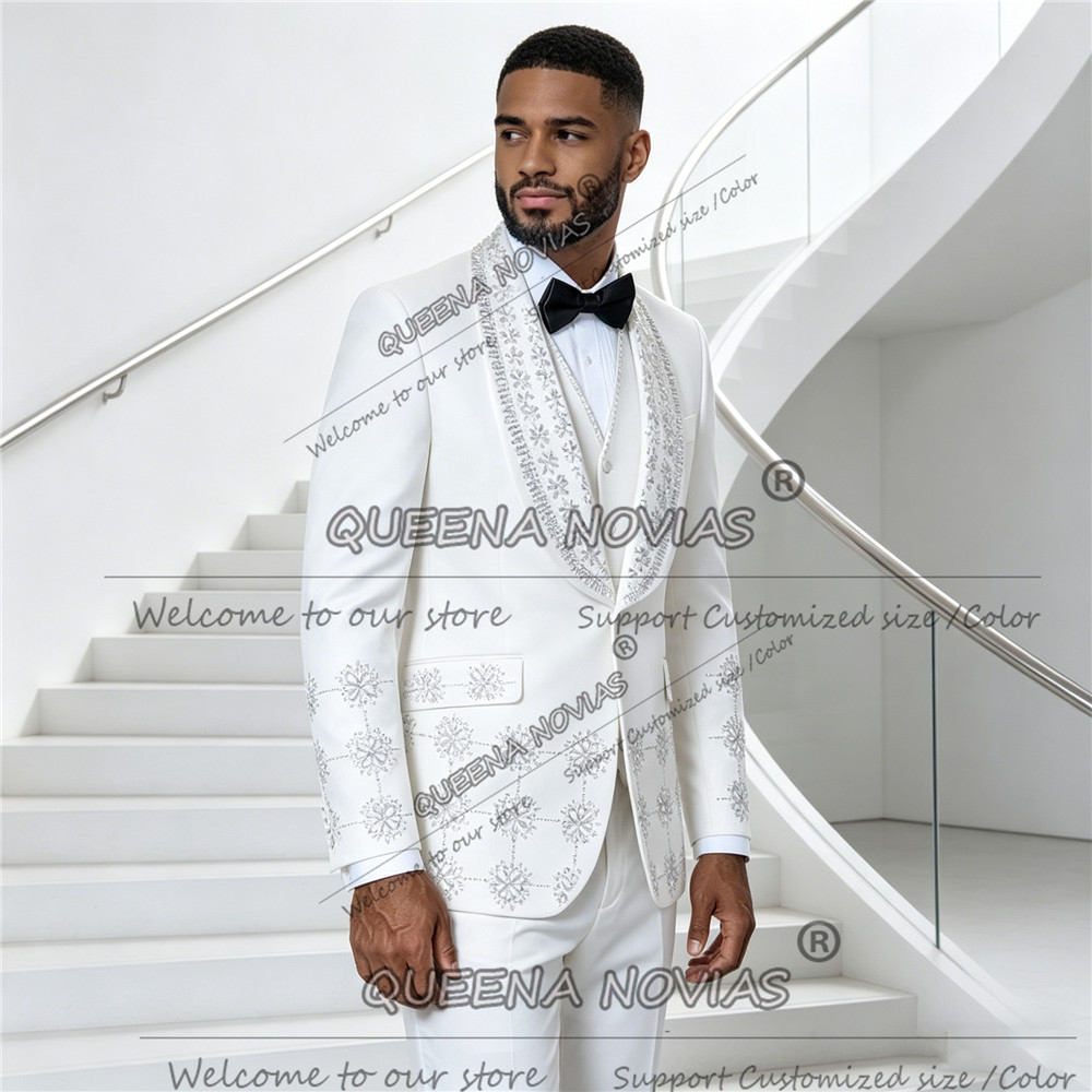 Exclusive White Men's Suit For - Men'S Formal Wear Jewelry review and price