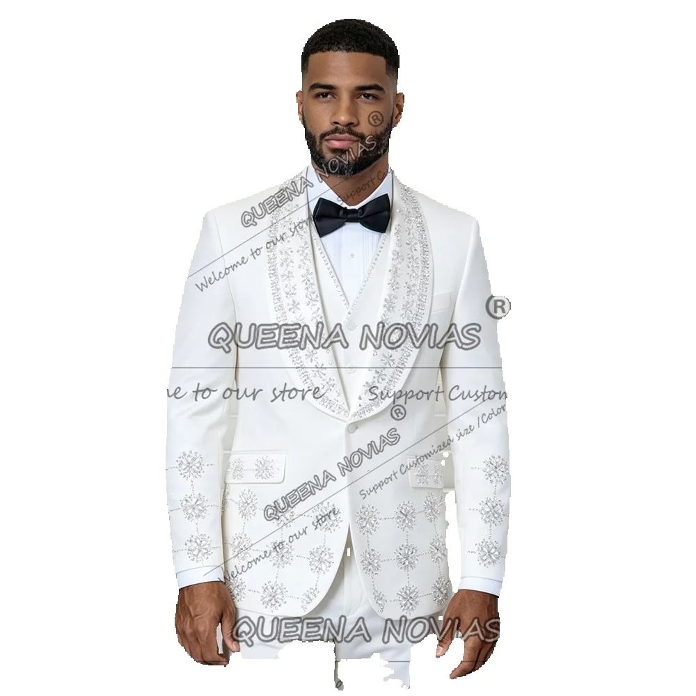 Exclusive White Men's Suit For - Men'S Formal Wear Jewelry review and price