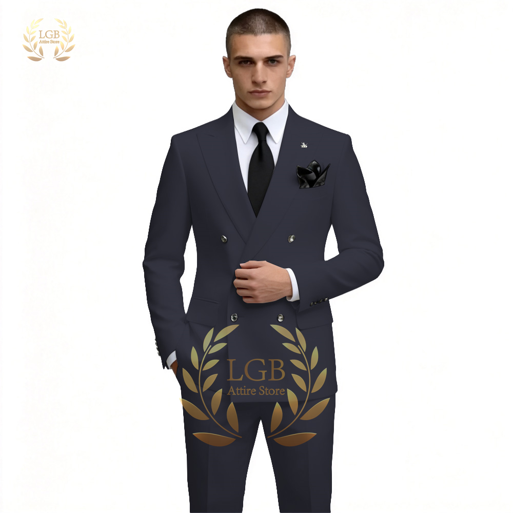 Men's White Double Breasted Su - Men'S Formal Dinner Wear review and price