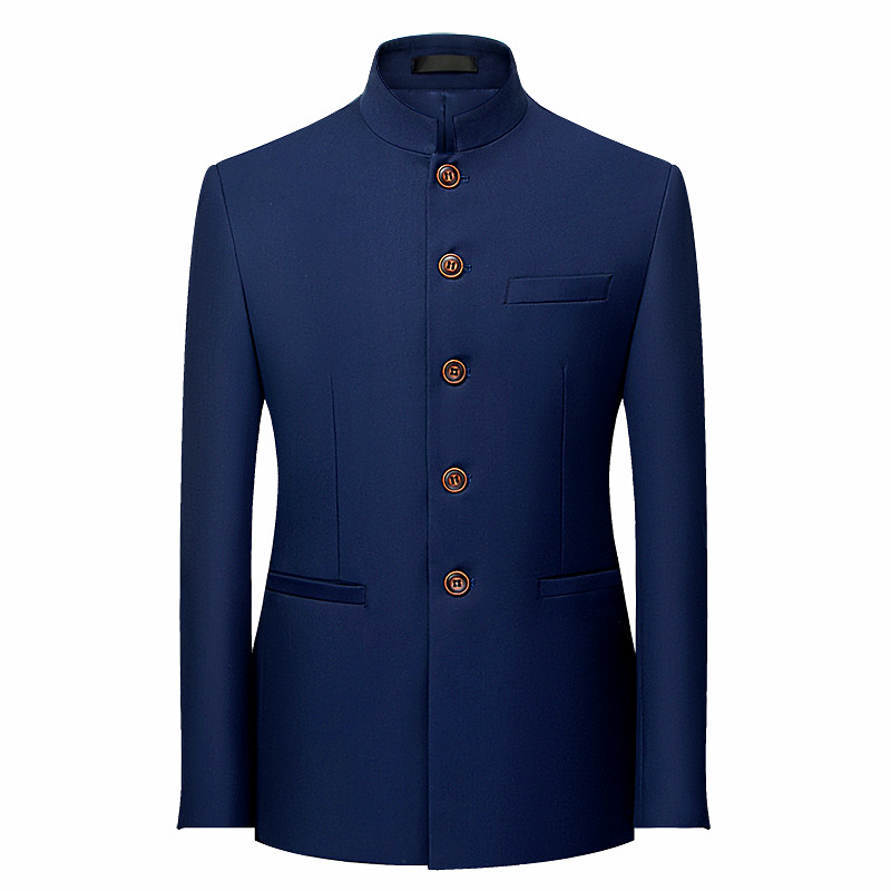 2026 Men's Chinese Style Long  - Asian Men Formal Wear review and price