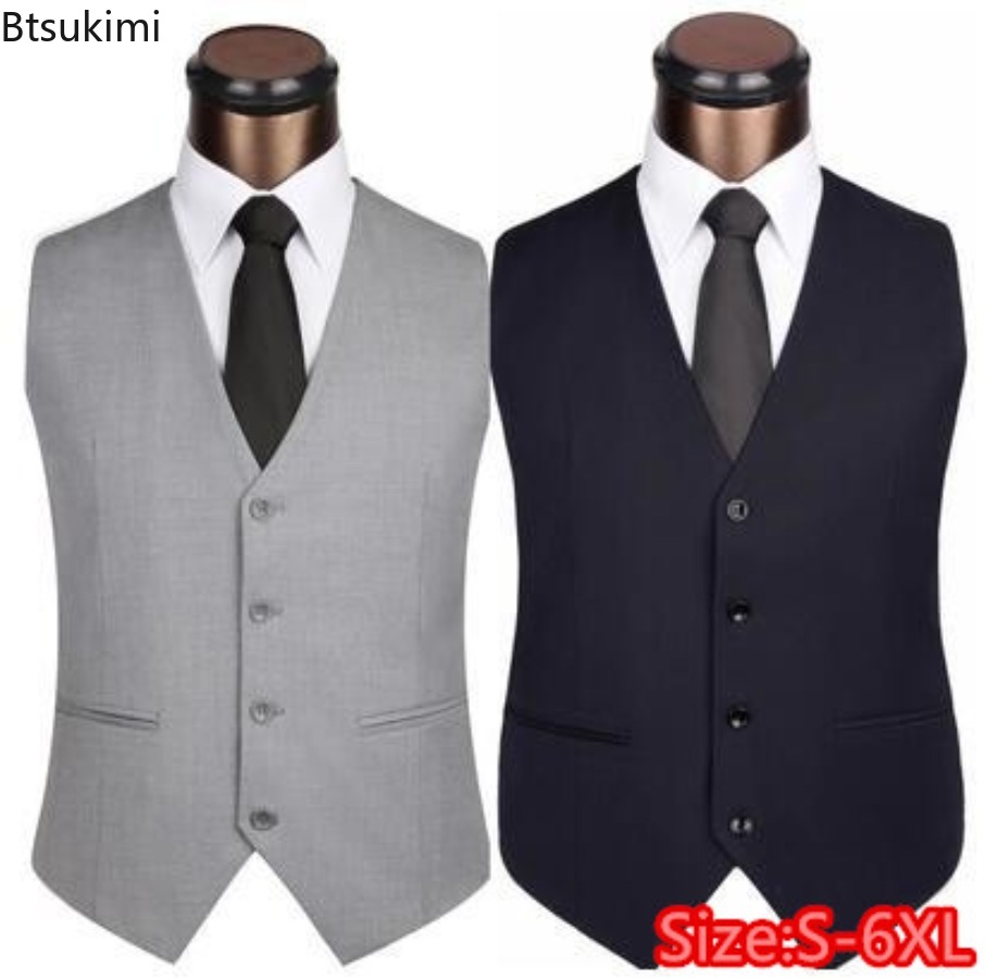 S-6XL Plus Size Men's Korean S - Men Formal Wear Vest review and price