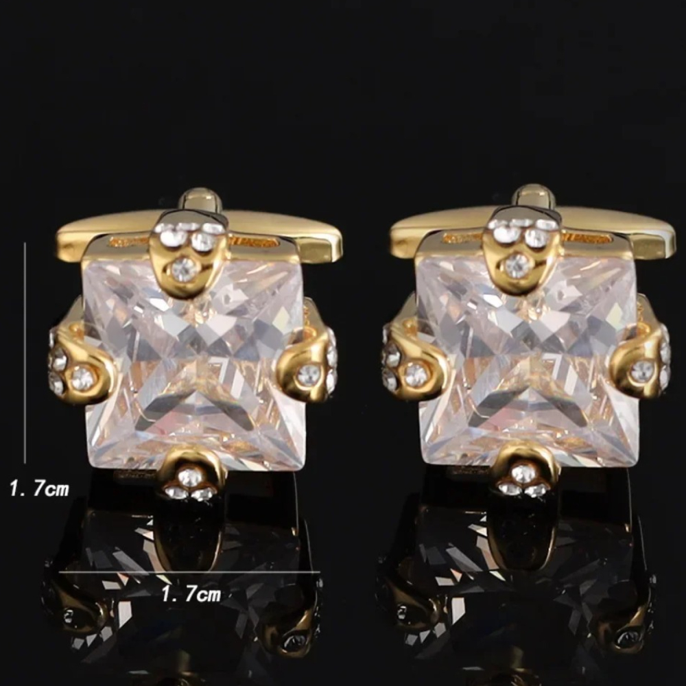 New Men's Luxury Rhinestone Cu - Men'S Formal Wear Jewelry review and price