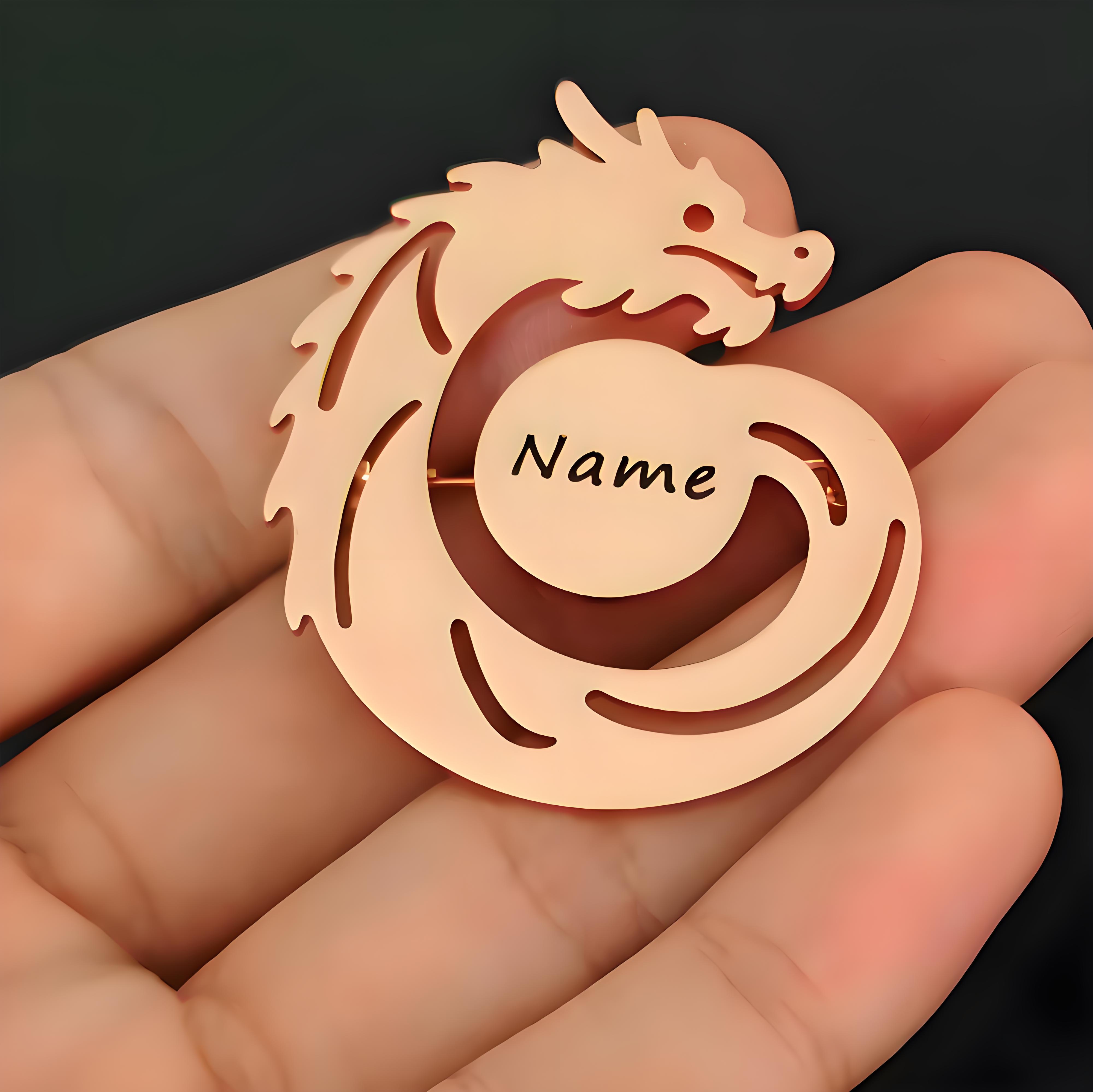 Custom Name Dragon Brooch, Per - Men'S Formal Wear Jewelry review and price