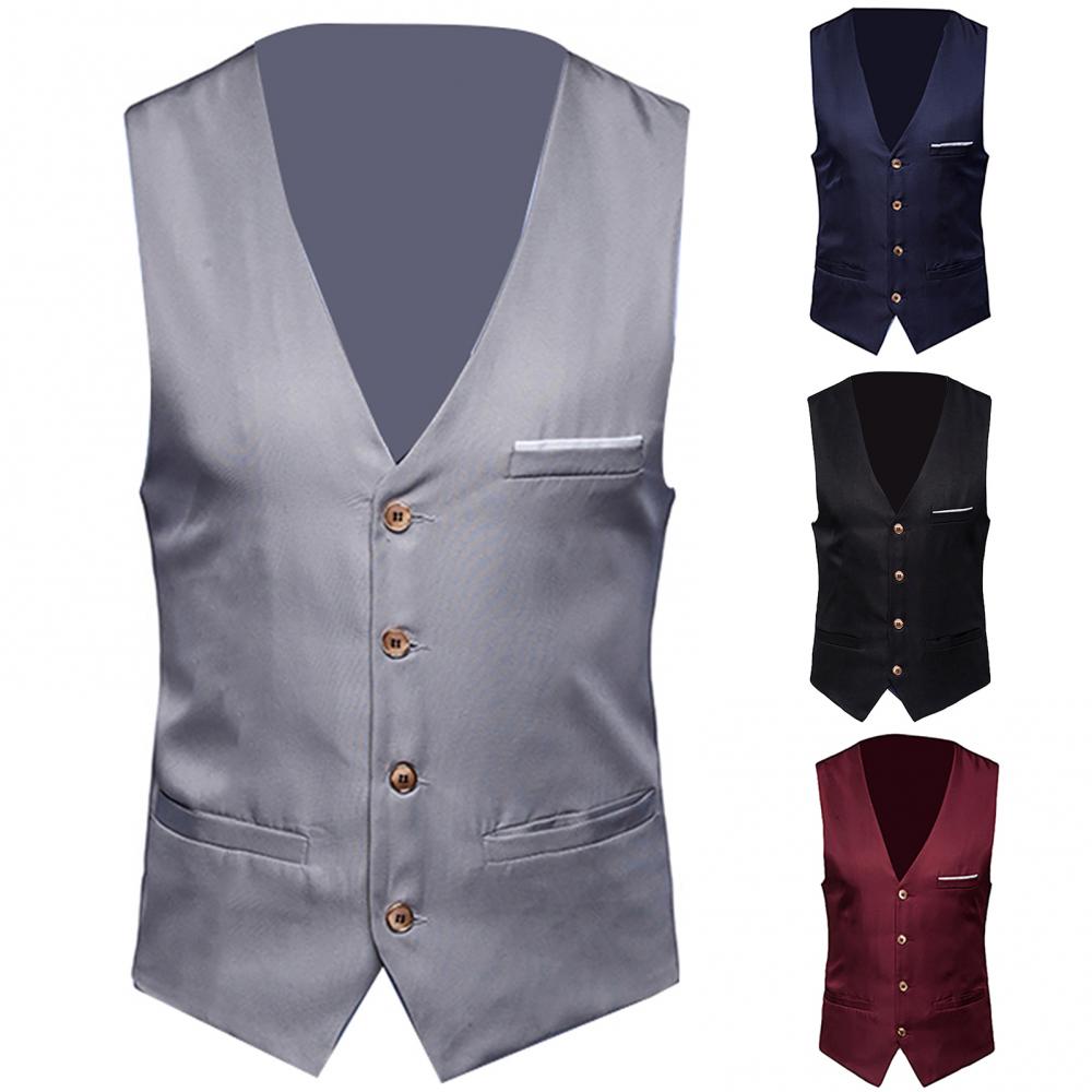Dress Vests For Men Slim Fits  - Men Formal Wear Vest review and price