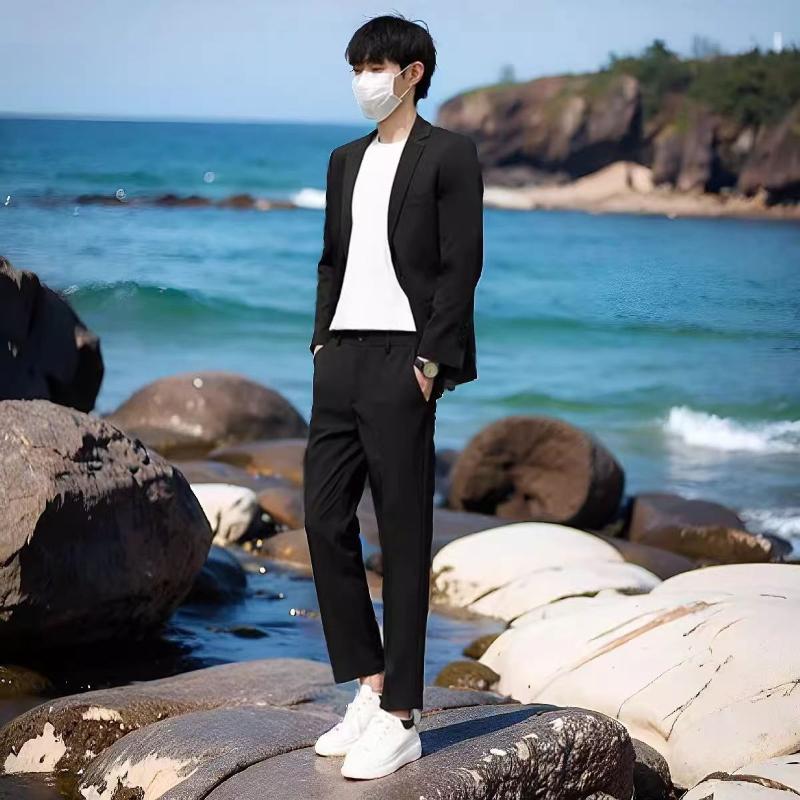 Men's Lightweight Summer Suit  - Korean Men Formal Wear review and price