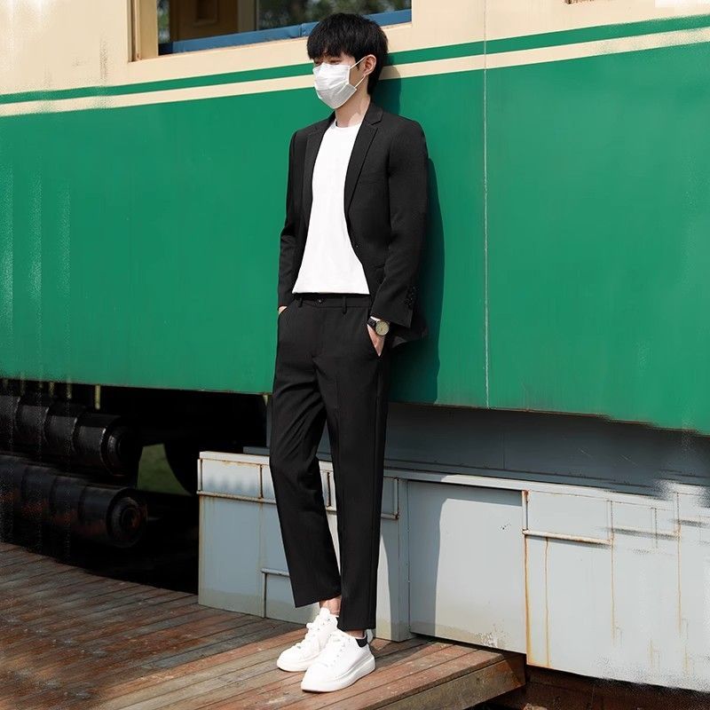 Men's Lightweight Summer Suit  - Korean Men Formal Wear review and price