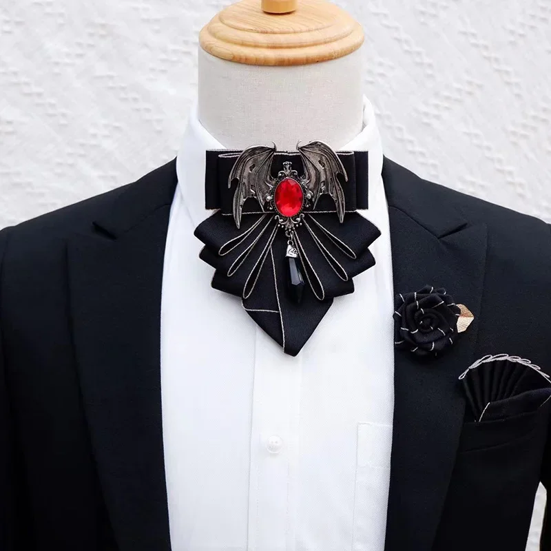 Men's Bow Tie Brooch Set Briti - Korean Men Formal Wear review and price