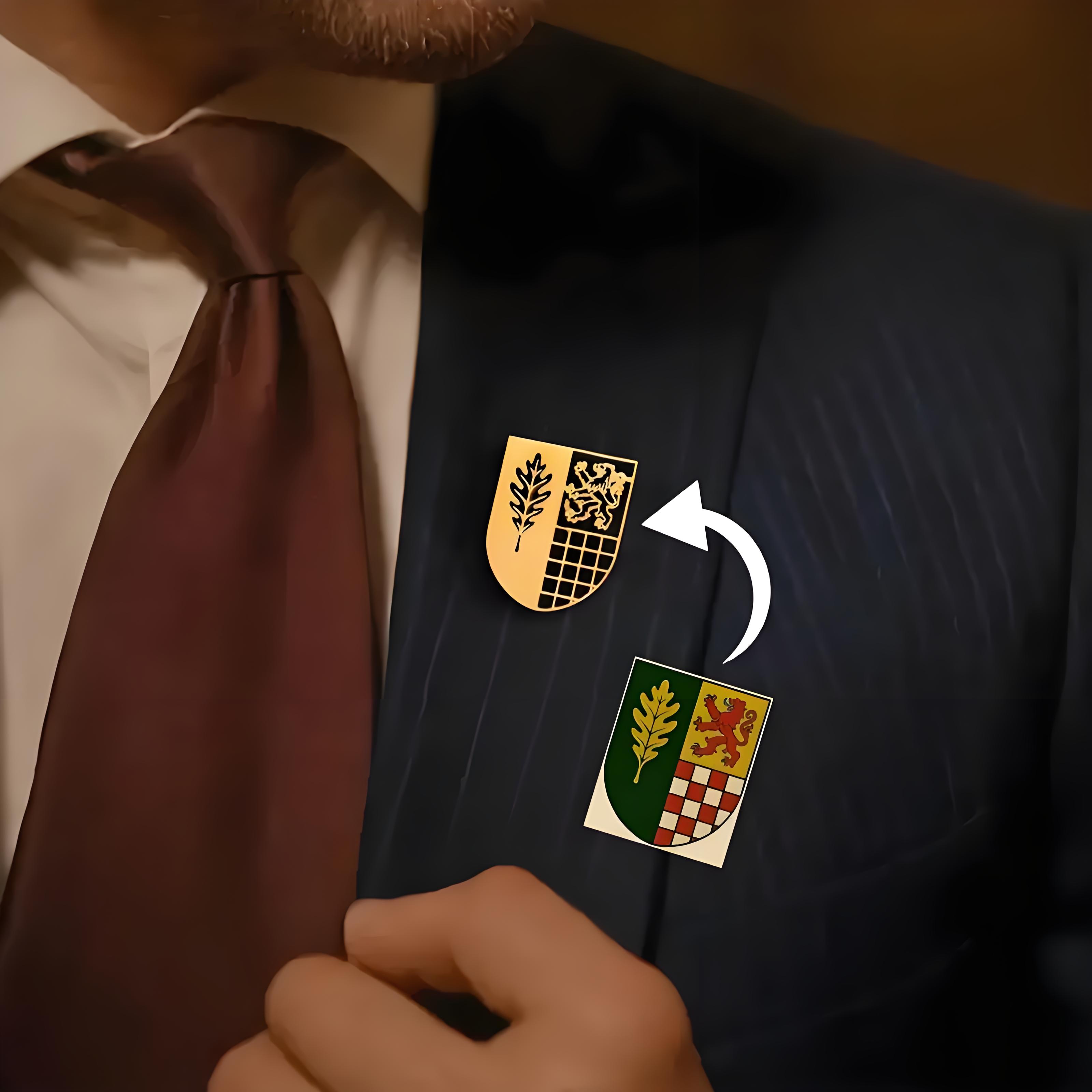 High - End Custom Logo Brooch  - Men'S Formal Wear Jewelry review and price
