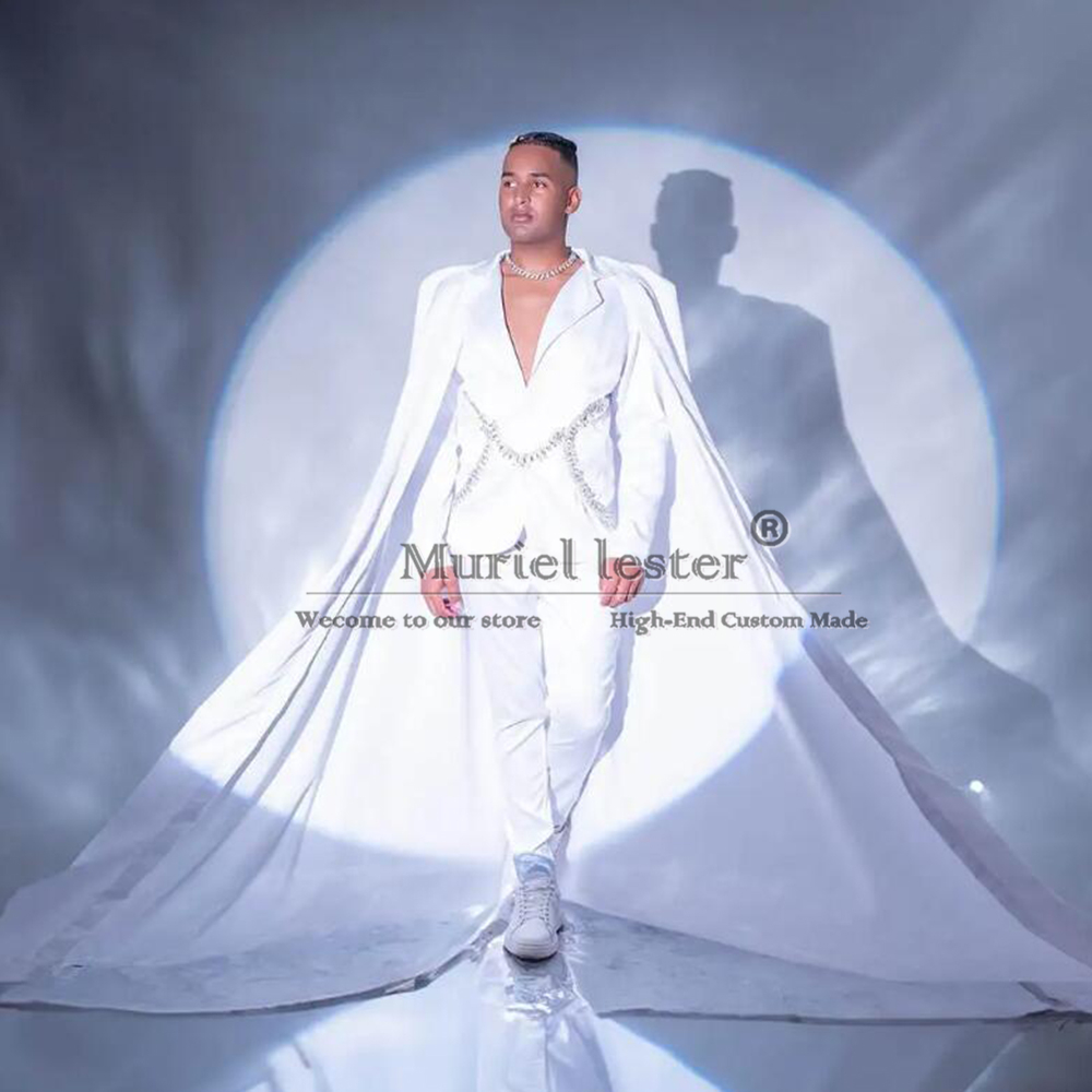White Groom Wear Wedding Suits - Men'S Formal Wear Jewelry review and price