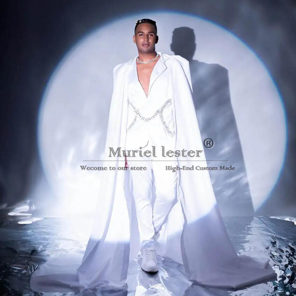 White Groom Wear Wedding Suits - Men'S Formal Wear Jewelry review and price