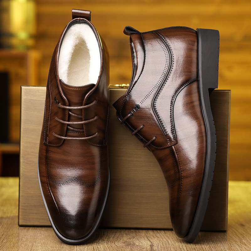 Men's Winter Leather Shoes Vel - Men'S Formal Wear In Winter review and price